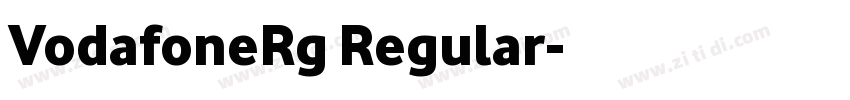 VodafoneRg Regular字体转换